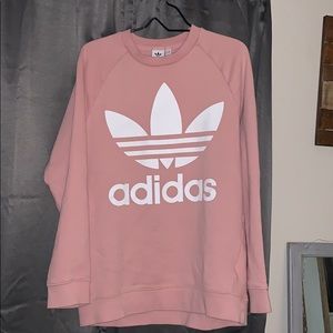 Pink Women’s Adidas Trefoil Crewneck